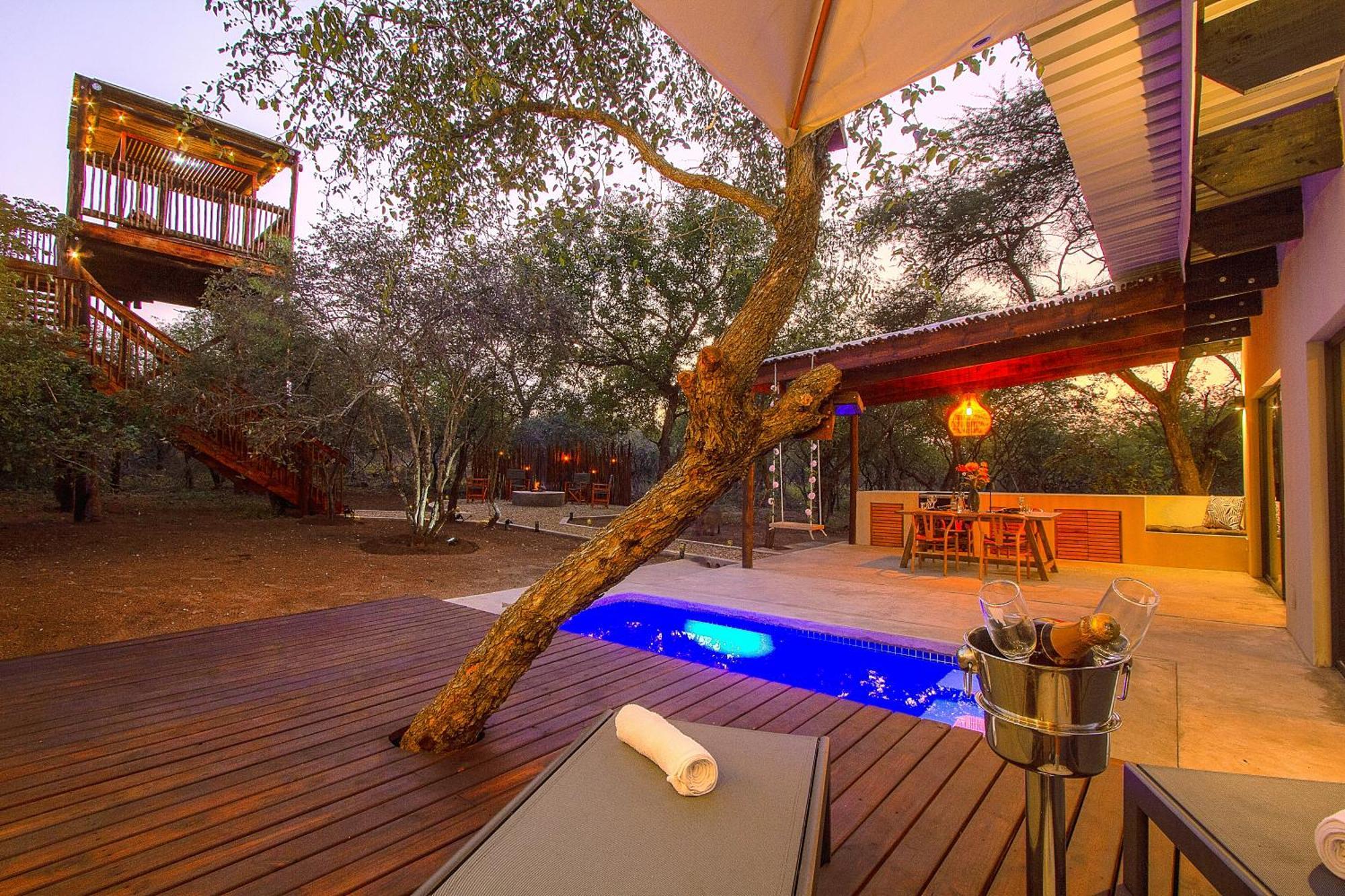 The Luxury Safari Villa, Close To Knp, Starbed, Giraffe-feeding-tower, Bush-bath *